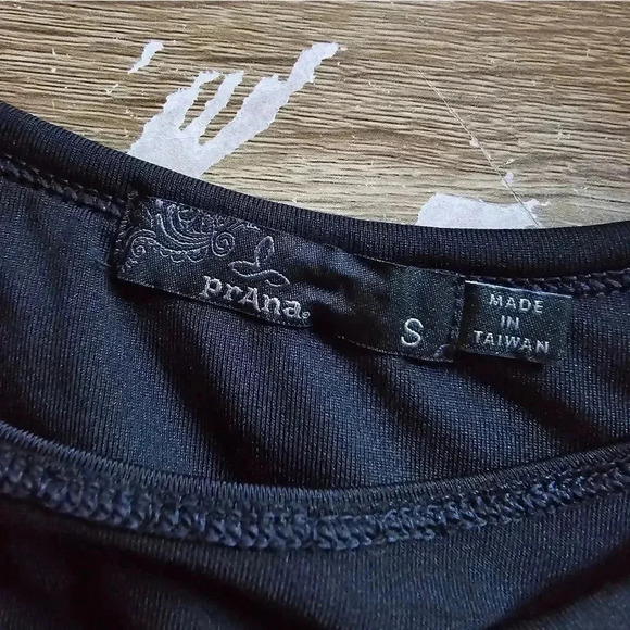 PrAna Mika Black Sleeveless Burnout Overlay Stretch Tank Dress Women's S - Picture 6 of 7